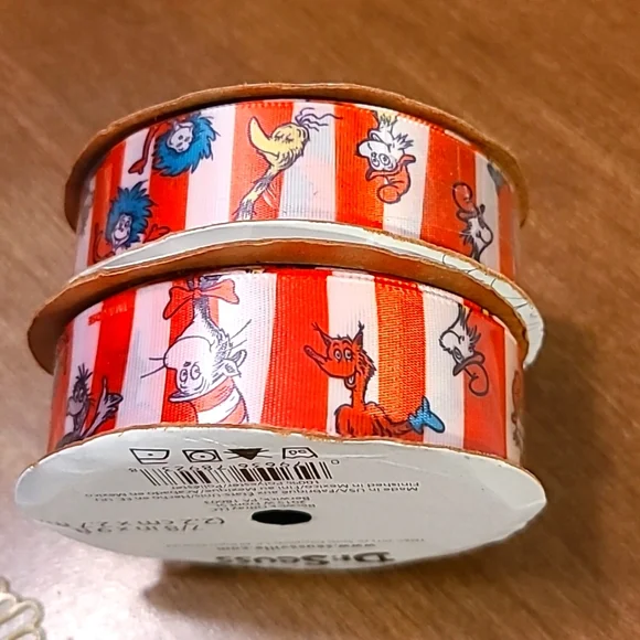 Rare Dr.Seuss themed ribbon - Picture 1 of 3